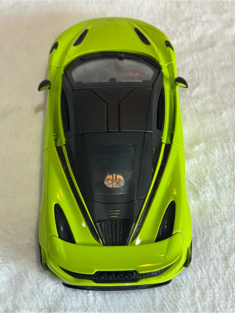 Kids Toy Race Car - Neon Green Die-Cast Vehicle